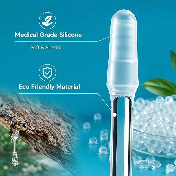 HEERMAX Reusable Silicone Ear Wax Remover Sticks