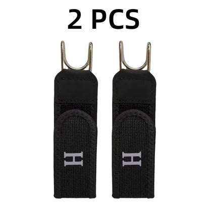 2Pcs Adjustable Buckleless Belt Hook
