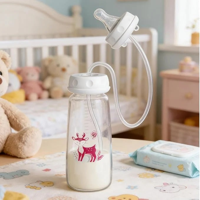 Hands-free Baby Feeding Bottle